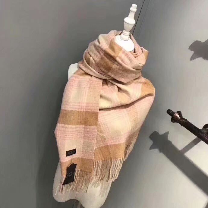 UGG Australia格子羊绒围巾